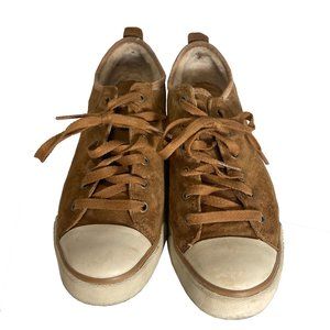 UGG Brown leather sneaker size 7.5